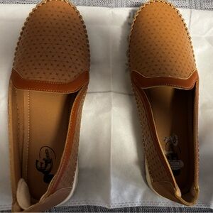 Tan Slip-On Loafers